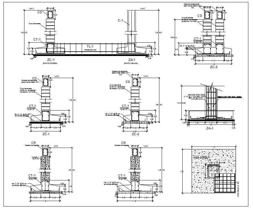 Foundation Details,Concrete details,beam,floor design,civil base,types of foundation,steelframe,pile