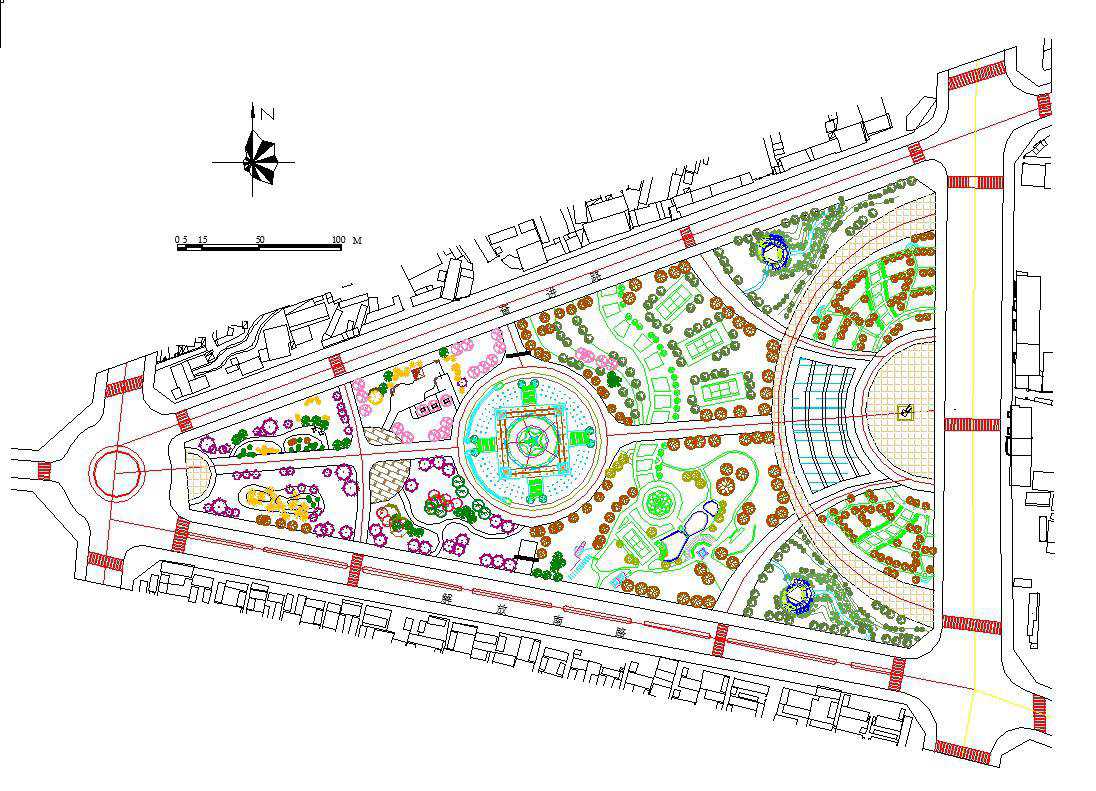 High-quality Residential Landscape Design Drawings download - Landscape Planning/Urban Design/Urban Graphics