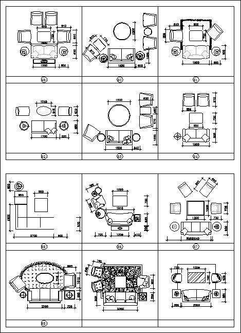 Best sofa blocks and elevation