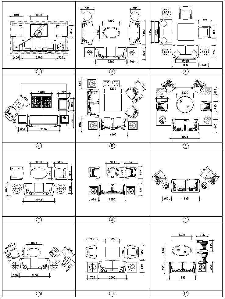 Best sofa blocks and elevation