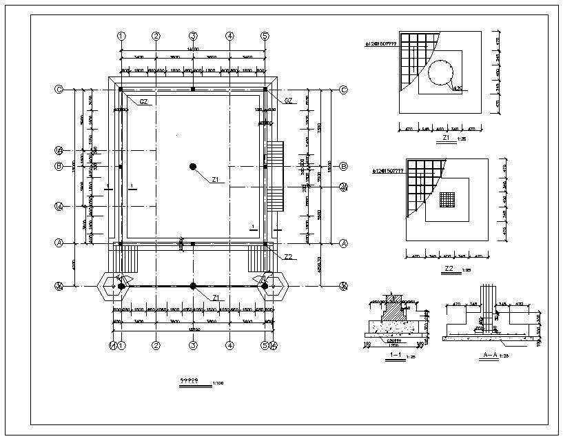 Mosque plan,elevation,details drawings 