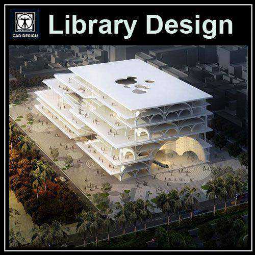 Library Floor Plans and Drawings-Elevations, Floor Plans, and Details