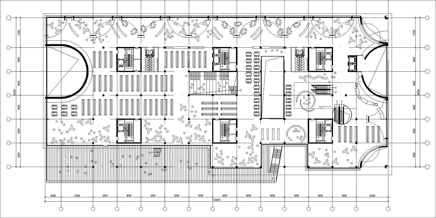 Library Floor Plans and Drawings-Elevations, Floor Plans, and Details