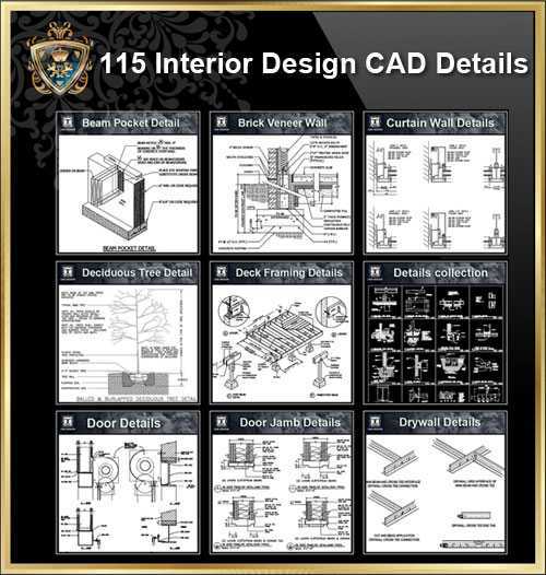 i115 Interior Design CAD Details j