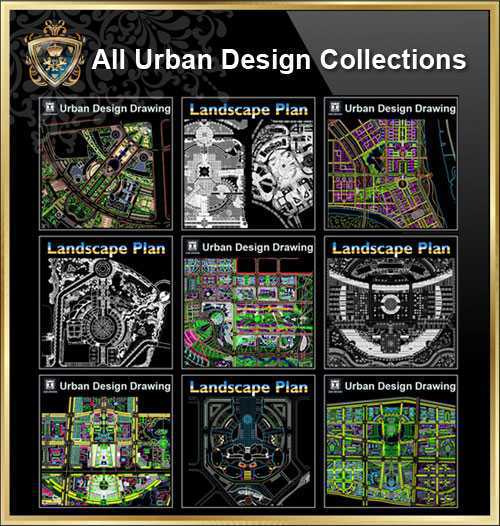 ¡iAll Urban Design CAD Drawings¡j-High quality DWG FILES library for architects, designers, engineers and draftsman