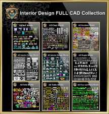Interior Design Full CAD Blocks Collection
