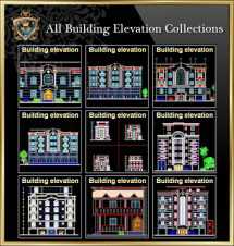 All Building Elevation CAD Drawings