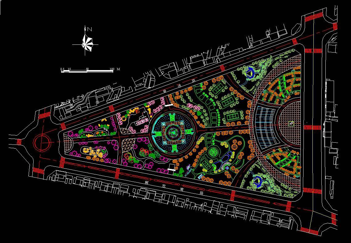 High-quality Residential Landscape Design Drawings download - Landscape Planning/Urban Design/Urban Graphics