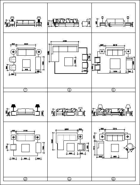 Best sofa blocks and elevation