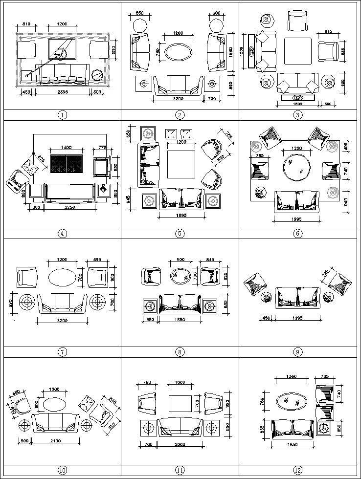 Best sofa blocks and elevation