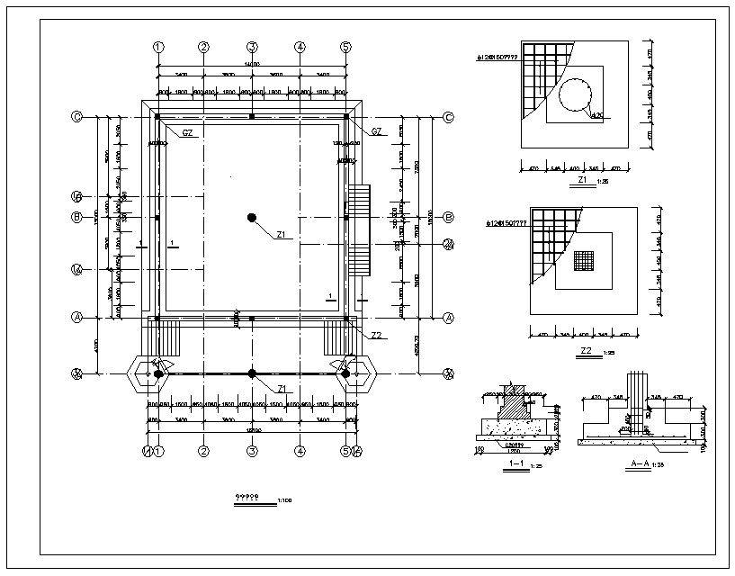 Mosque plan,elevation,details drawings 