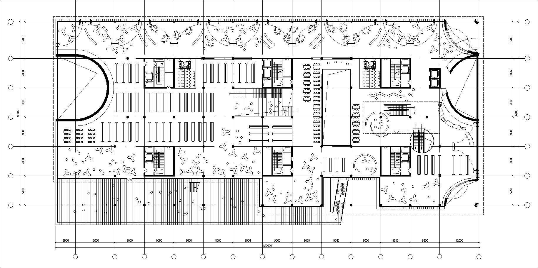 Library Floor Plans and Drawings-Elevations, Floor Plans, and Details