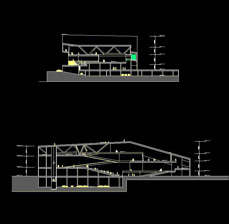  Museum Floor Plans and Drawings-Elevations, Design  concept, and Details