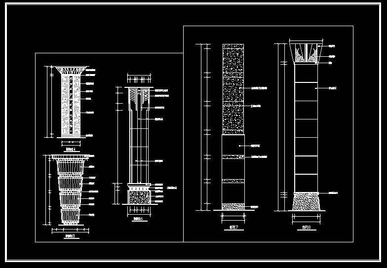 Column Design Drawing