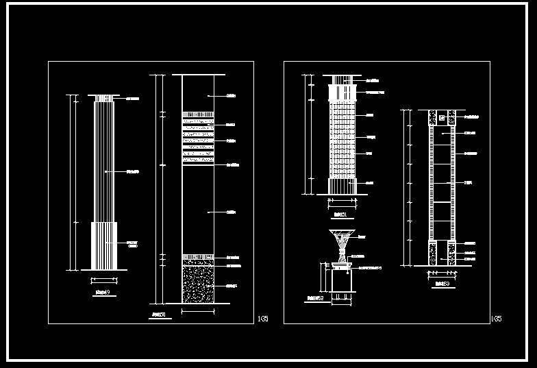 Column Design Drawing
