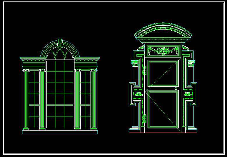 Architecture Decoration Drawing